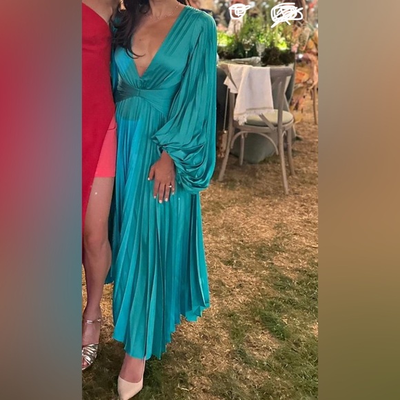 ACLER Plunge Neck Long Evening Dress - like new - Picture 4 of 6